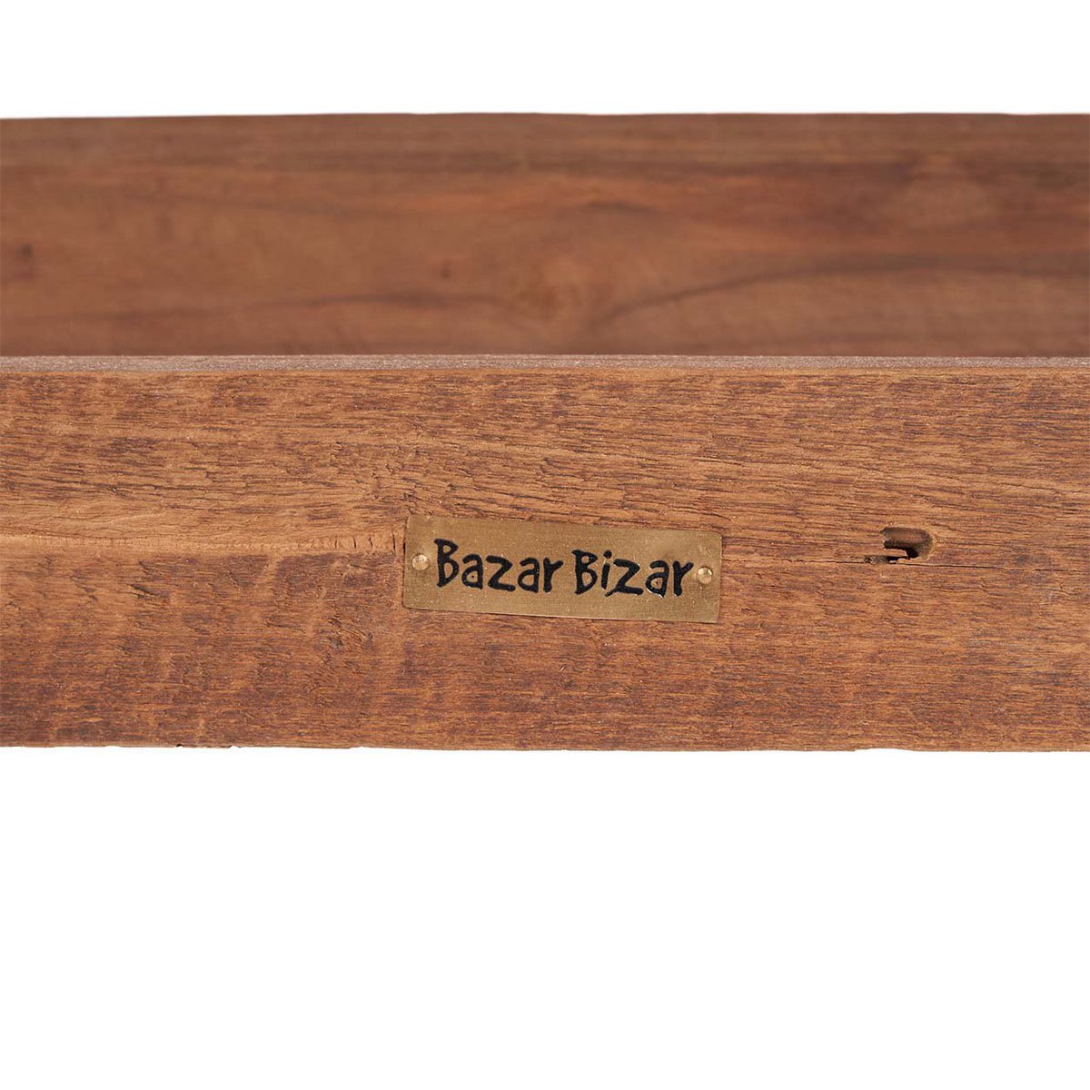 Natural Wood Rustic Bench - Organic Entryway Seating