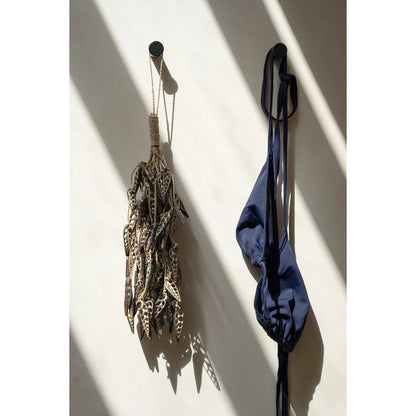 Seashell Tassel Wall Hanging - Brown Unicorn Shell Decor