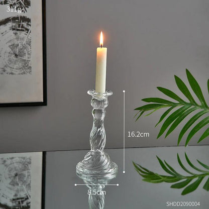 Classic Candle Holder | Full Glass - JUGLANA