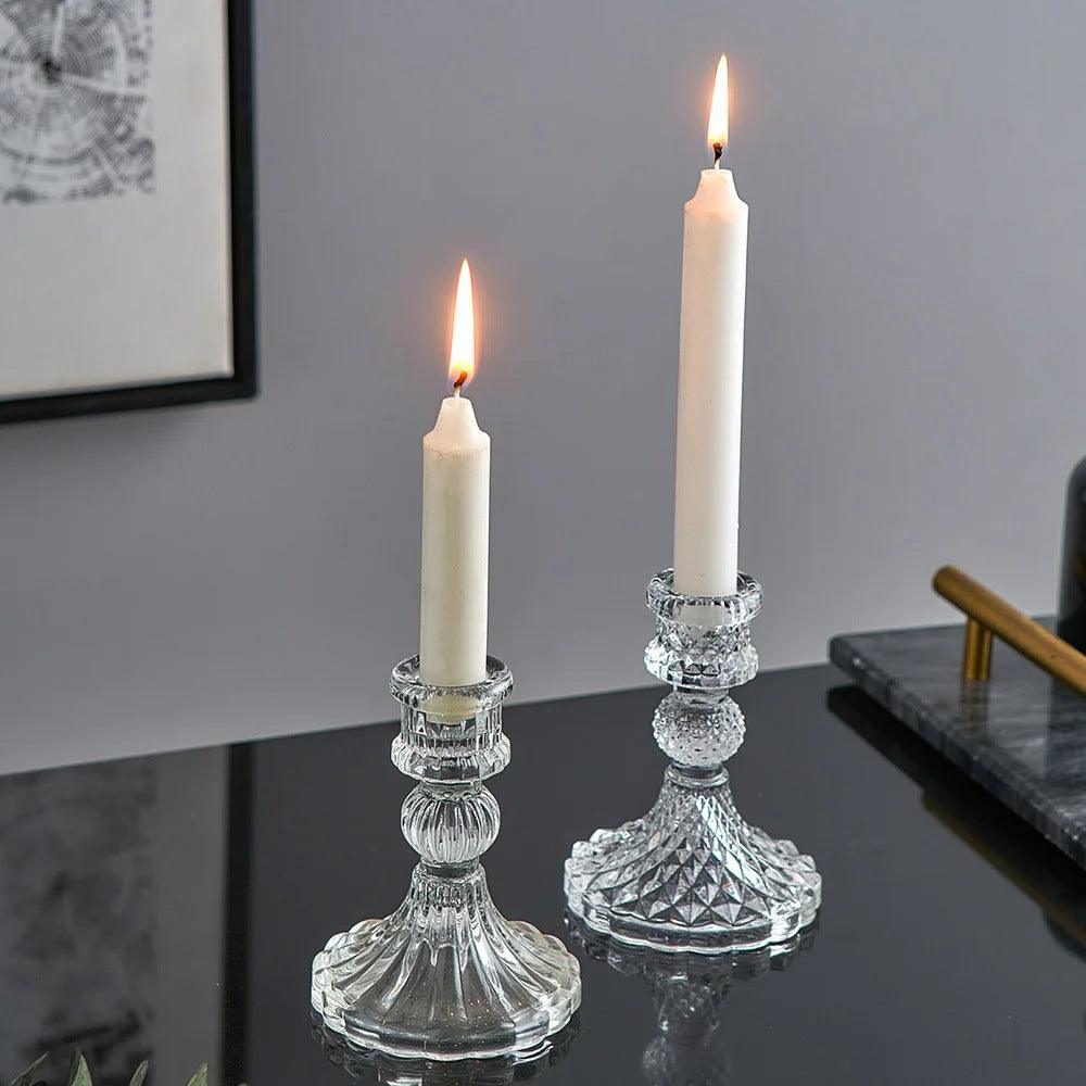 Classic Candle Holder | Full Glass - JUGLANA