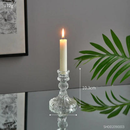 Classic Candle Holder | Full Glass - JUGLANA