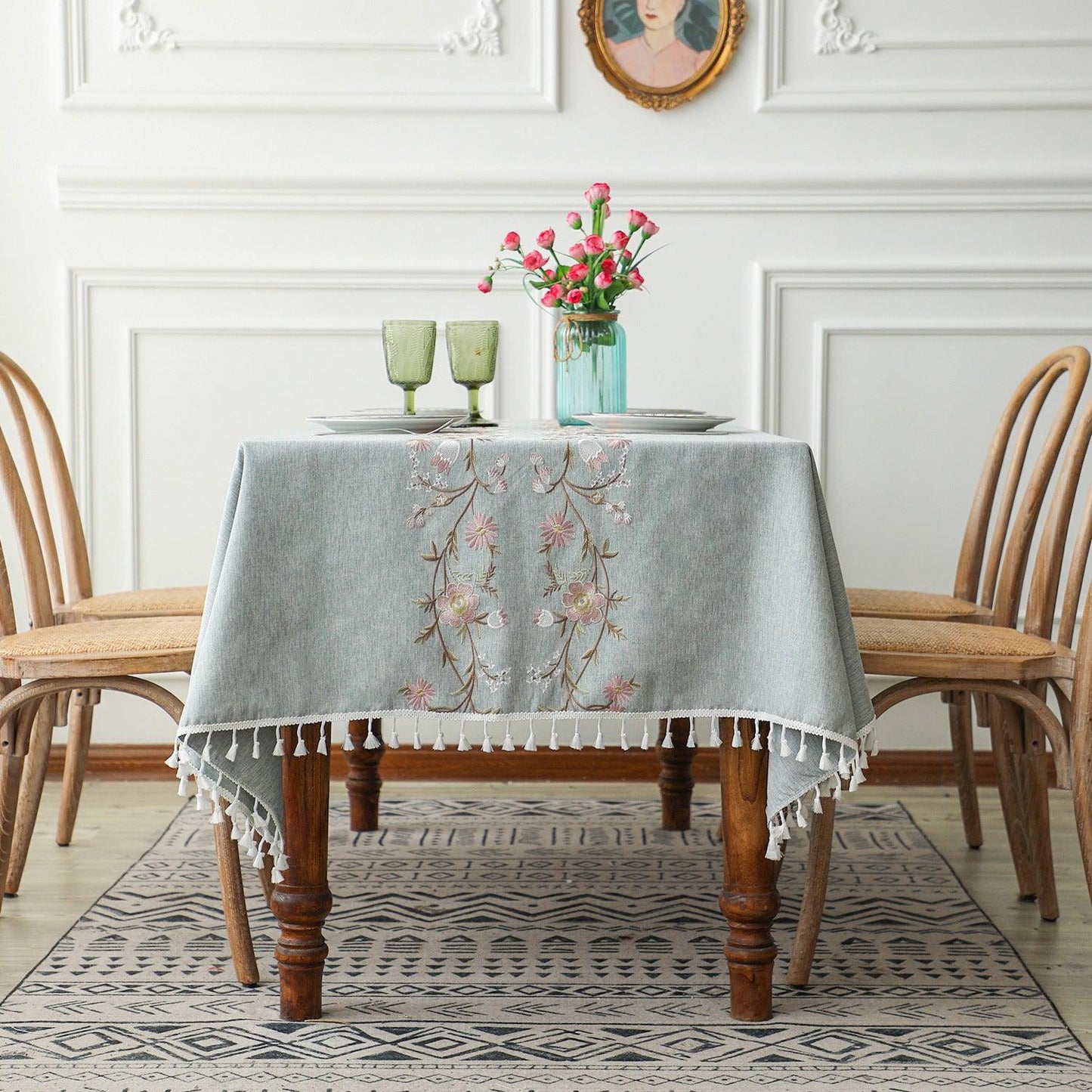 Classic Linen Tablecloth | Table Cover, Outdoor & Indoor - JUGLANA