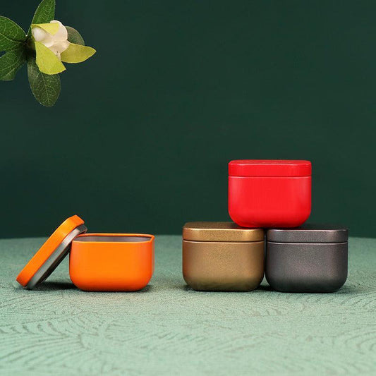 Colorful Storage Box | Small Metal Tea, Candy, Pill Container - JUGLANA
