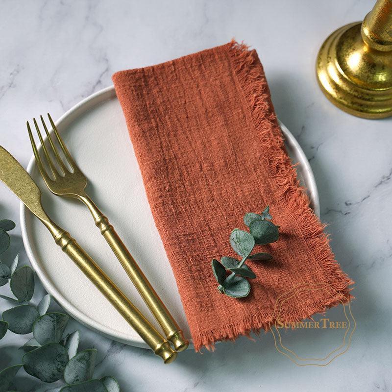 Colorful Table Napkin 'Summer Tree' | 100% Organic Cotton - JUGLANA