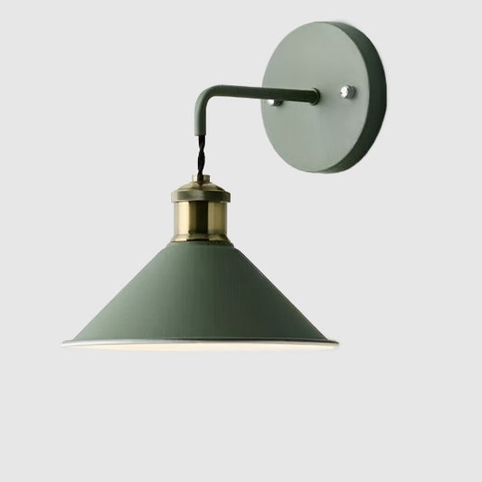 Cone Wall Lamp |  Iron, Touch Switch - JUGLANA