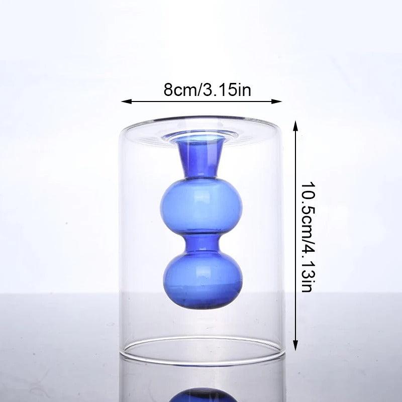 Curvy Double Vase | Abstract Design - JUGLANA