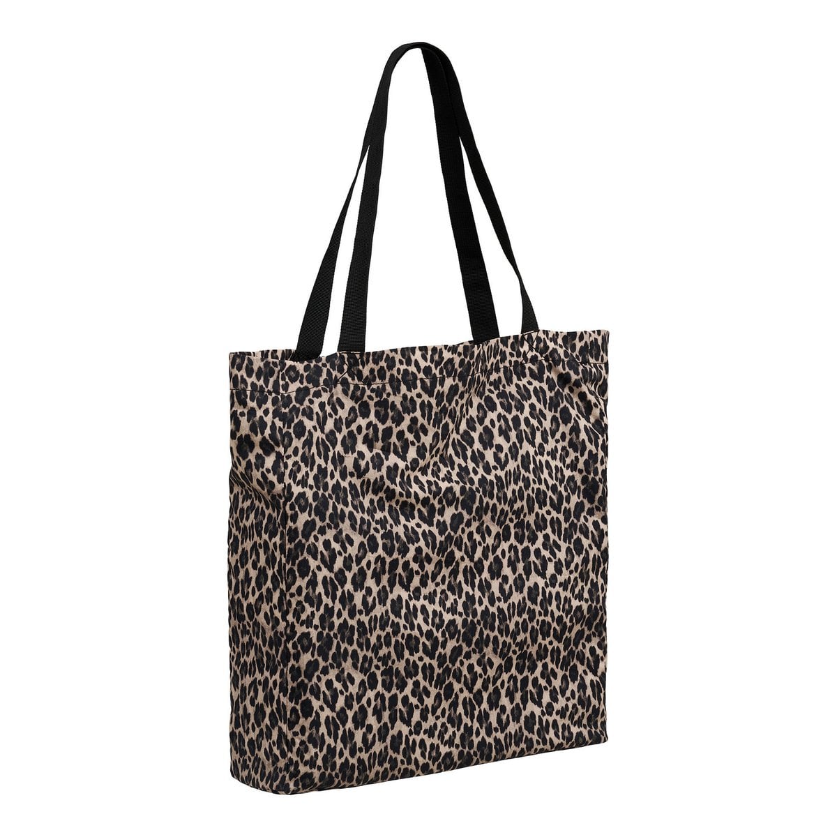 Leopard Print Tote Bag - Stylish Shopping Bag, 35x39 cm
