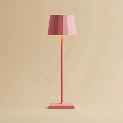 Combi Set Professional | 4 x Wouter Flamingo Pink Rechargeable Table Lamps & 1 x Amstel Charging Station