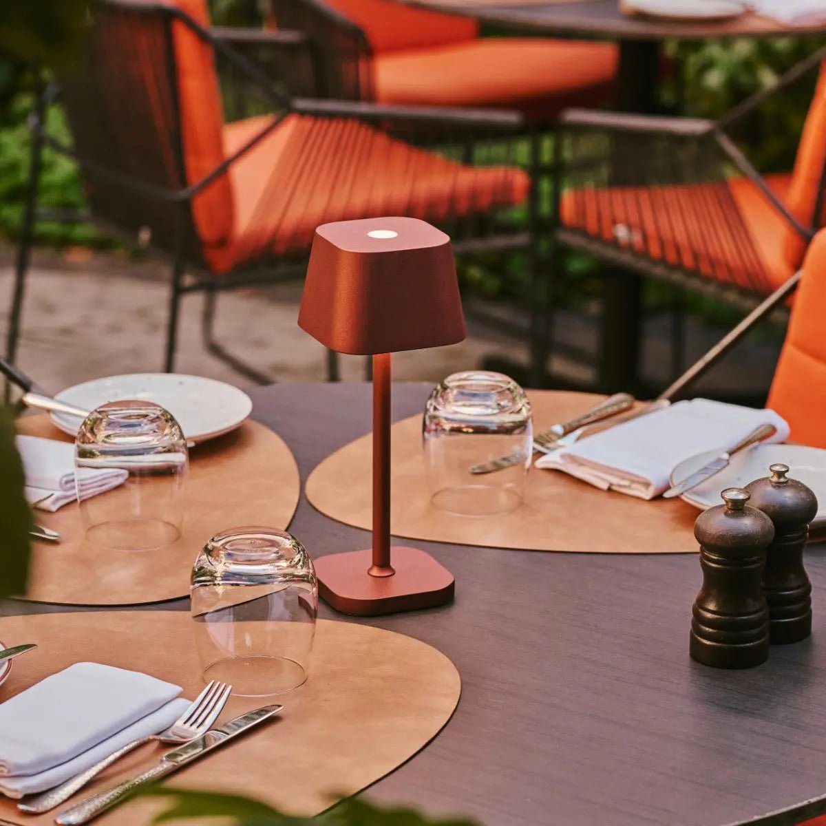 Bronze Rechargeable Table Lamp – Cordless Dimmable Accent Light