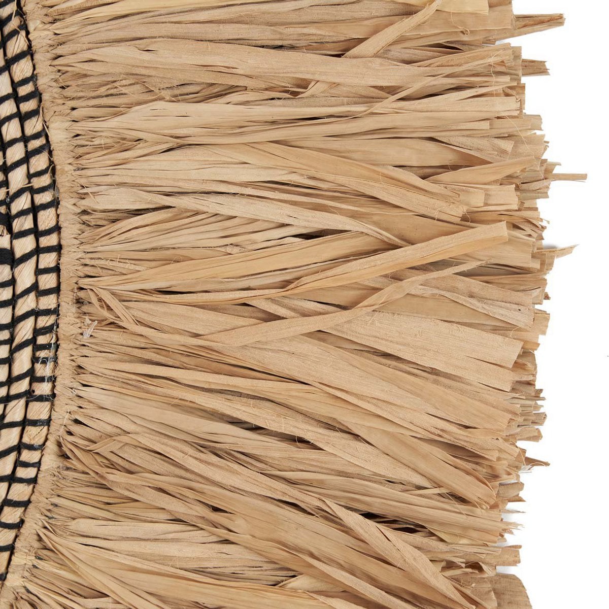 Woven Grass Wall Decor - Natural Fiber Wall Art, 60cm Diameter