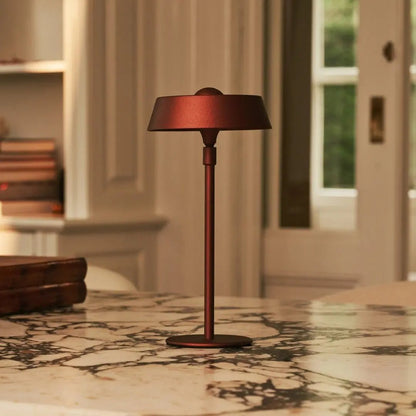 Bronze USB Rechargeable Table Lamp – Minimalist Dimmable Bedside Light