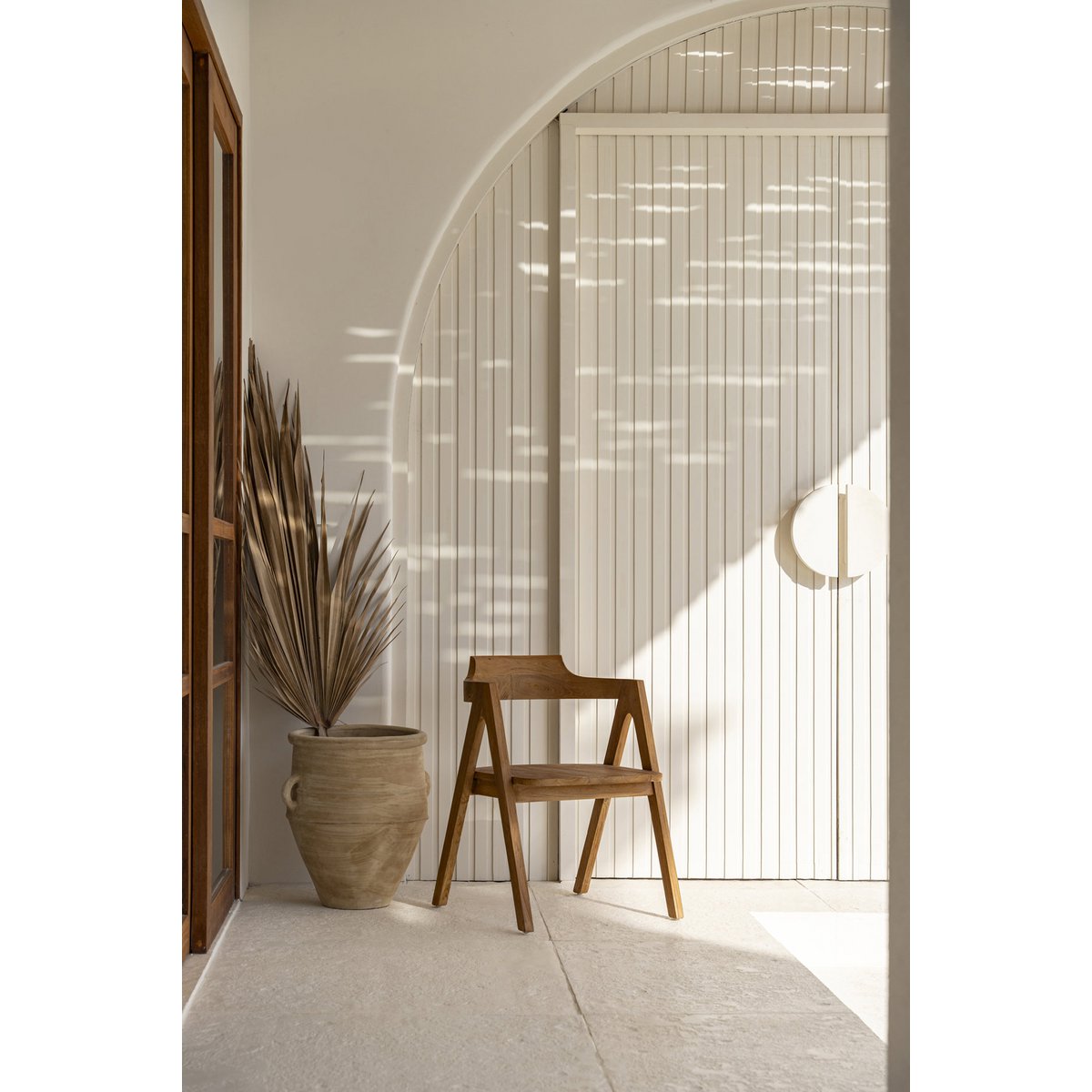 Teak Outdoor Dining Chair - Nihi Sumba Elegant Design
