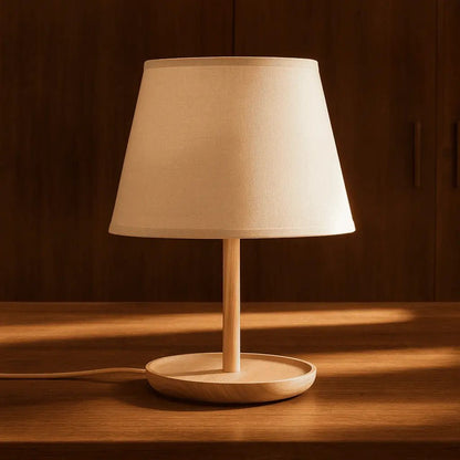 Emily Light Brown Wooden Lamp | Cable & Sustainable Design