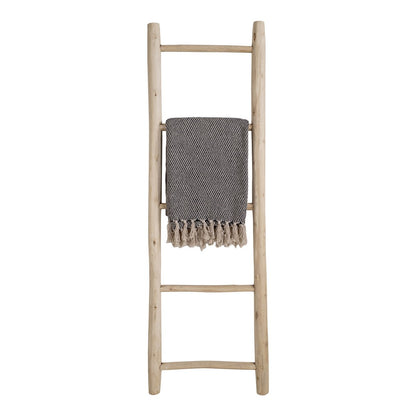 Teak Ladder - Natural Wood Decorative Accent, 50x150cm
