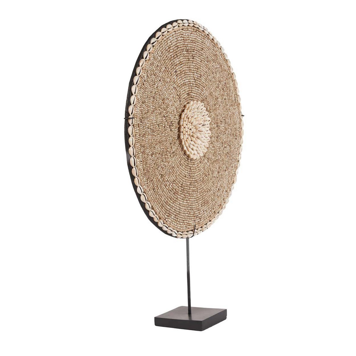 Natural White Shell on Stand – Coastal Home Decor Accent Piece