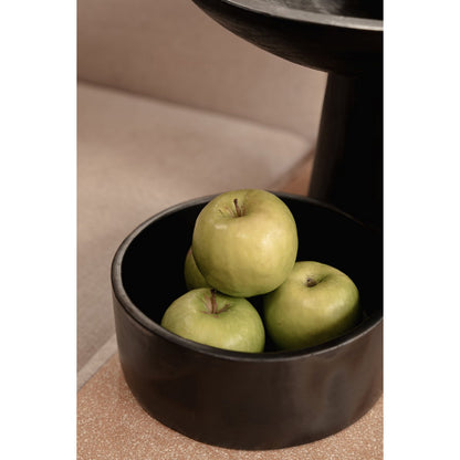 The Burned Cylinder Dish - Black - L