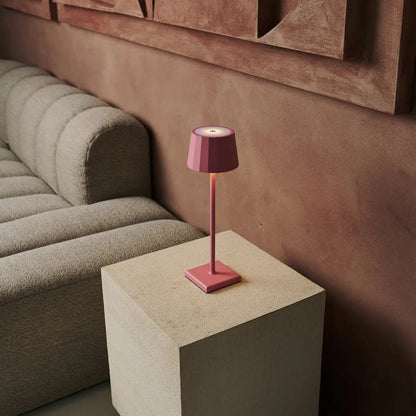 Wouter Flamingo Pink Rechargeable Table Lamp | Wireless Charging & 120-Hour Battery Life
