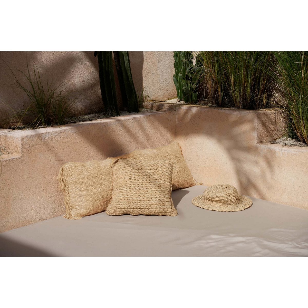 Beige Lumbar Cushion Cover - Oh My Gee Living