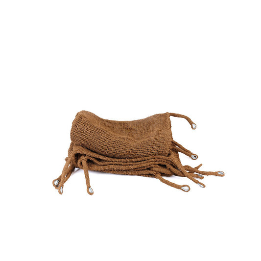 Coco Fiber Sun Umbrella - Natural Rectangular Shade, 400x300