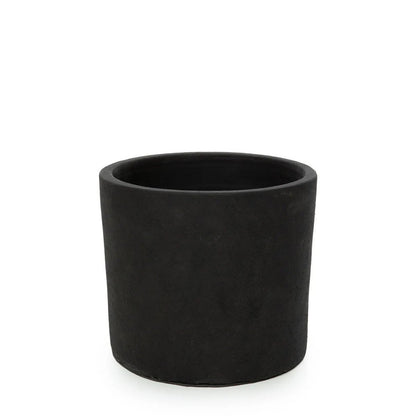 Terracotta Plant Pot - Black Teak Planter for Dry Flowers, Small