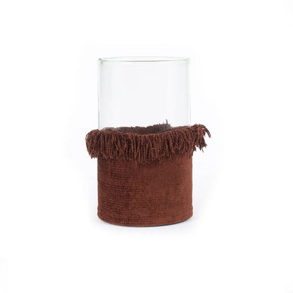 Velvet Candle Holder Oh My Gee – Luxury Statement Piece, XXL Burgundy