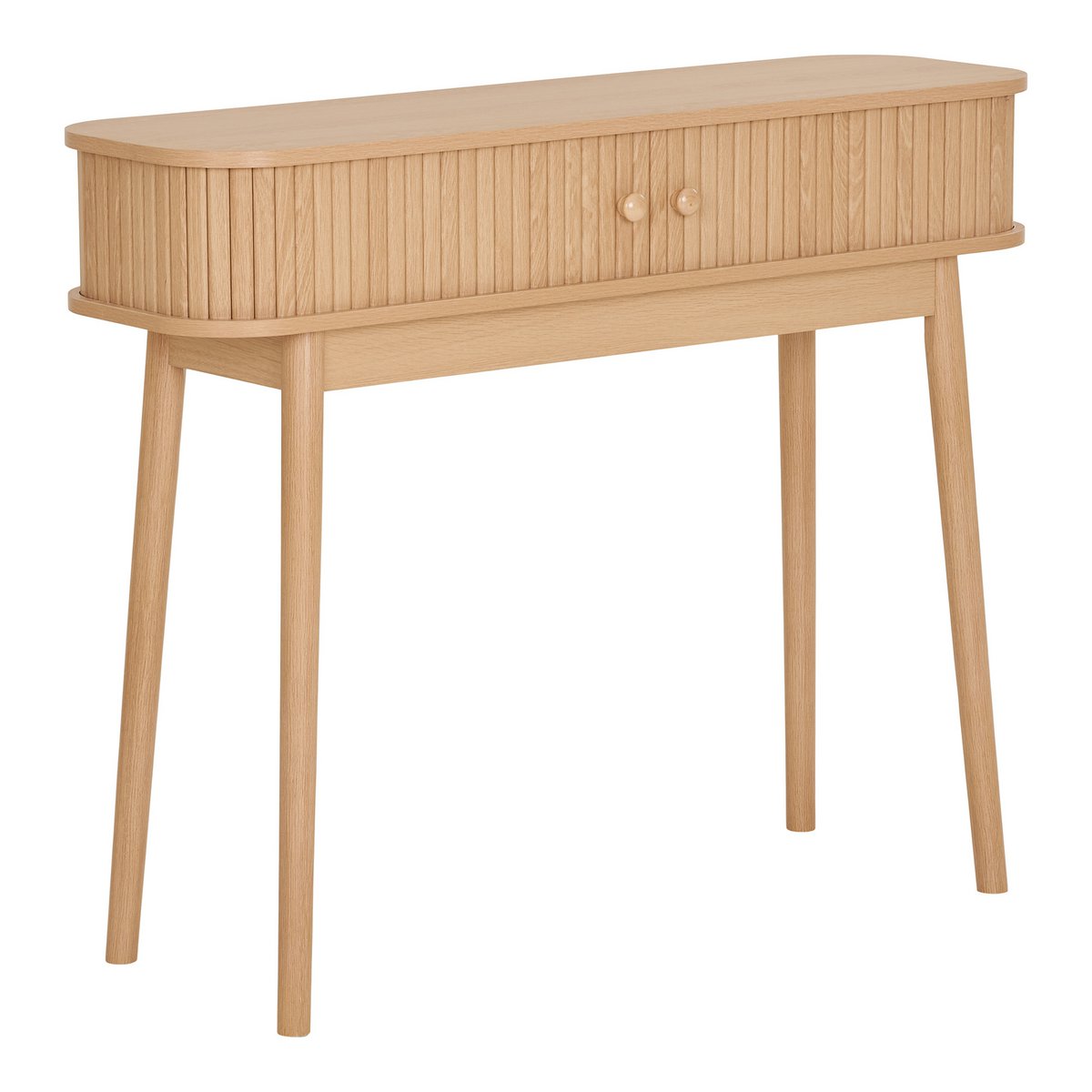 Nikko Console Table - Natural, MDF/Pine, 100x30x80.5 cm