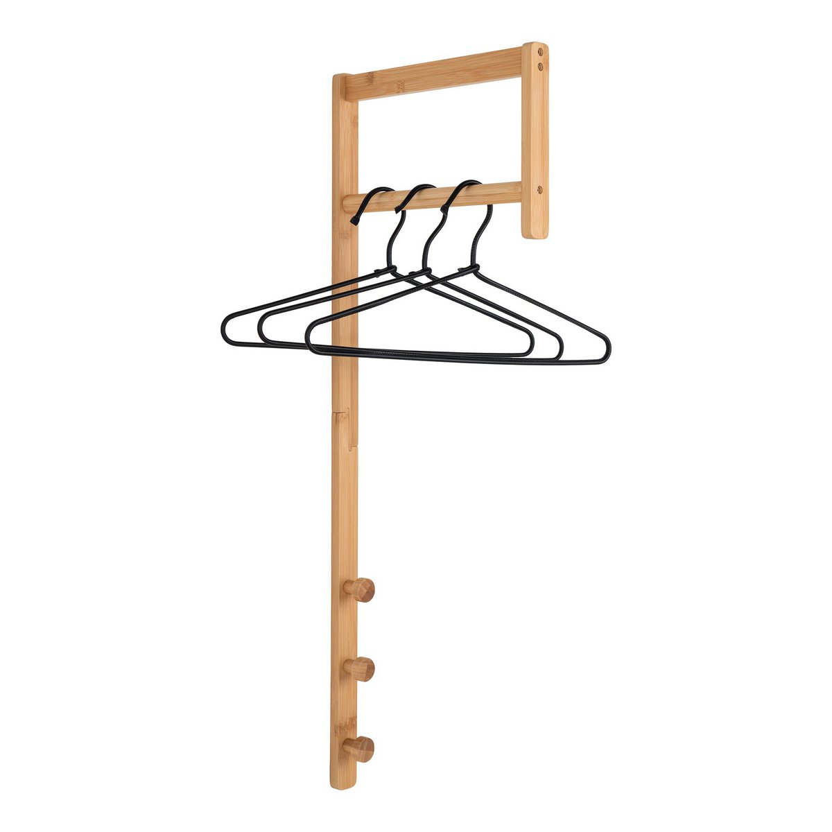 Bamboo Clothes Rack - Natural Finish | Sustainable Clothing Storage