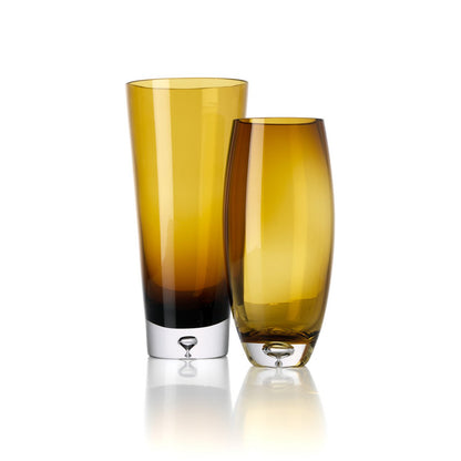 The Sunset Glow Vase - Brown Gold - L