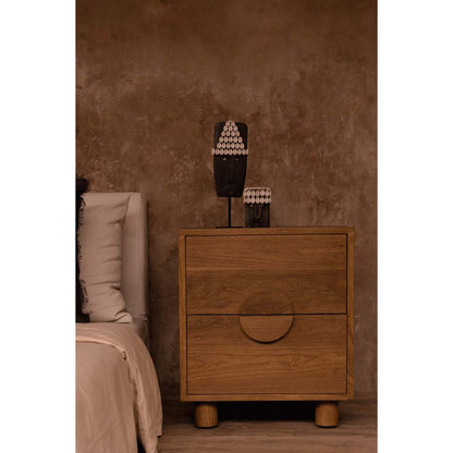 Sandstone Sculpture on Stand - Hand-Carved Sumba Stone Decor
