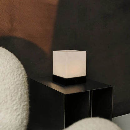 Yce Black Cordless Wooden Lamp | Rechargeable, Dimmable & 100-Hours Battery Life