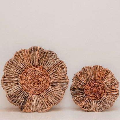 Wall Decor or Bowl MELAYA Wall Basket made of Banana Fibre (2 sizes)