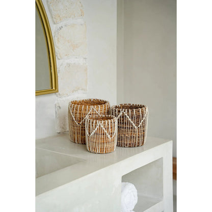 La Cesta Macra-Mazing - Natural Blanco - M