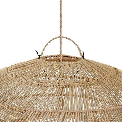 Rattan Pendant Light - Natural Macaron Style, Medium