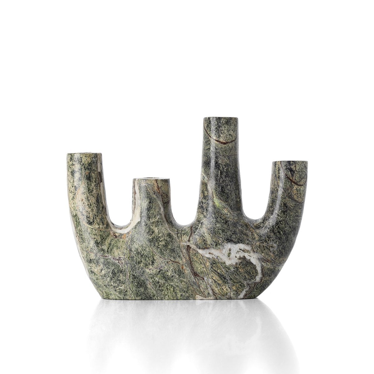 Green Marble Vase - Bidasar Stone Decor - High