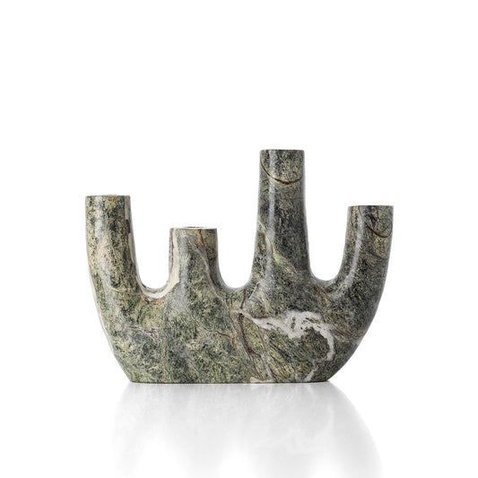 Green Marble Vase - Bidasar Stone Decor - High