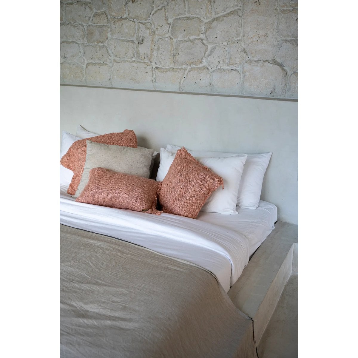 Salmon Pink Cushion Cover - Oh My Gee