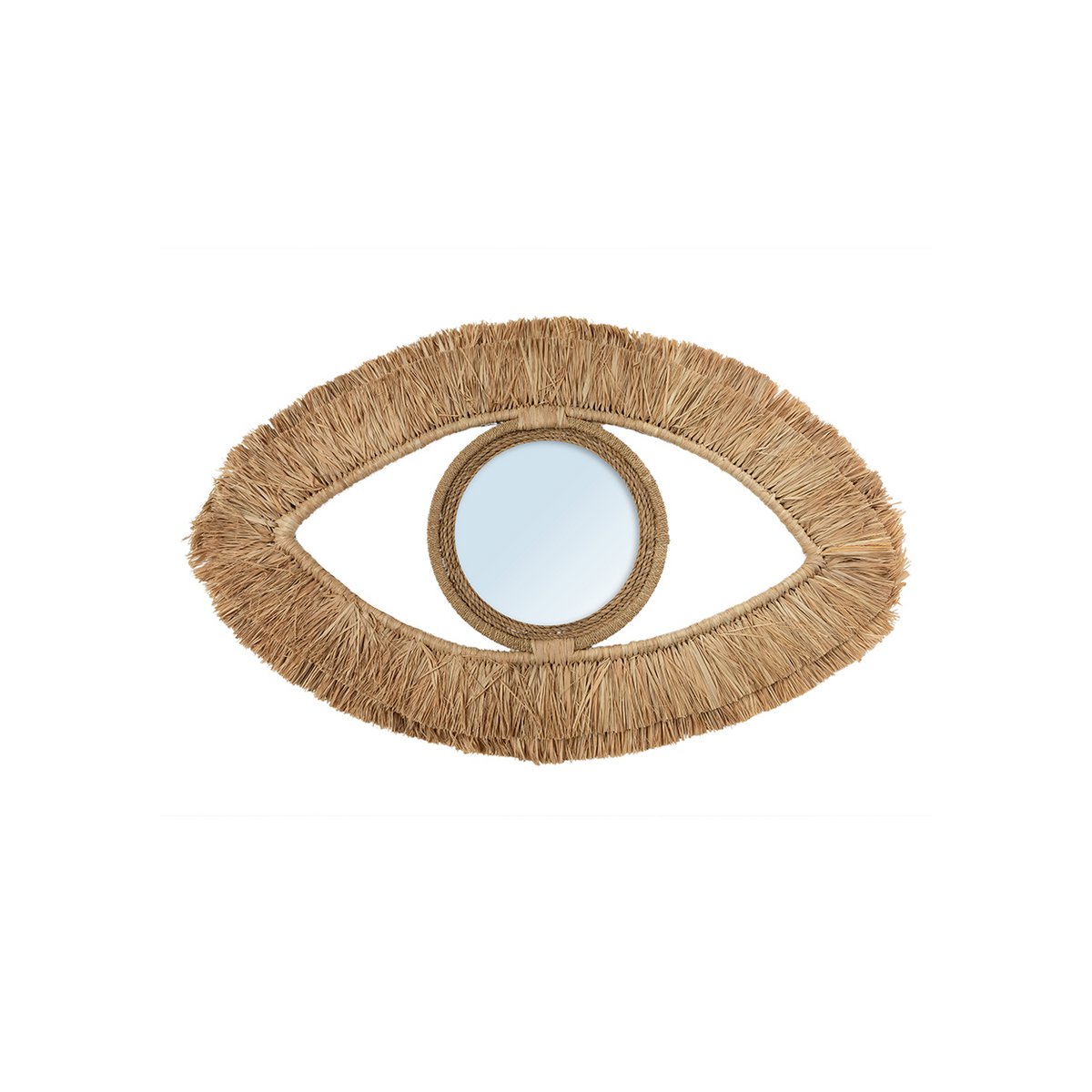 El Espejo Raffia Eye - Natural - M