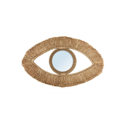 El Espejo Raffia Eye - Natural - M