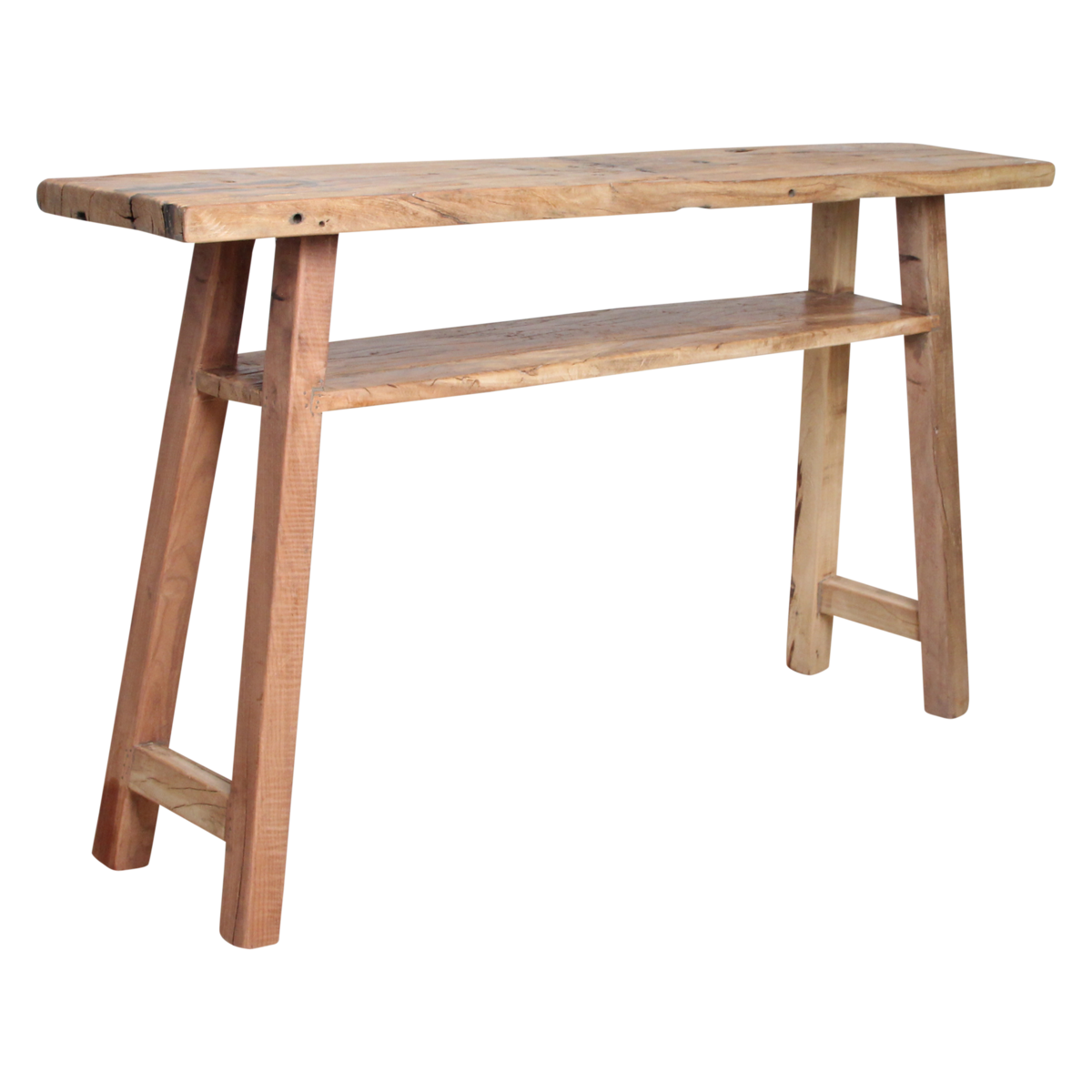 Reclaimed Wood Console Table – Farmwood Rustic Style, Large