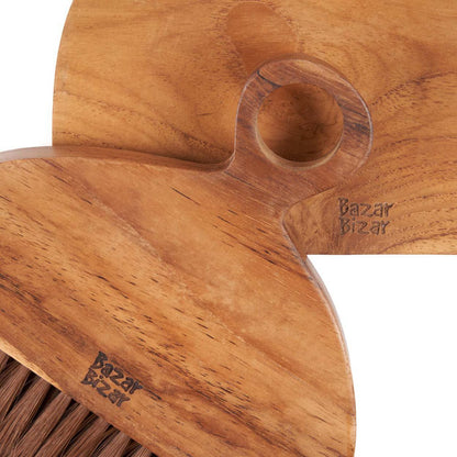Teak Broom – Natural Handcrafted Broom with Plant-Based Fibers