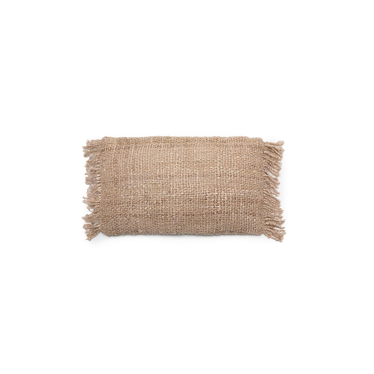 Cotton Beige Cushion Cover - Oh My Gee - Hand-Dyed, 30x50