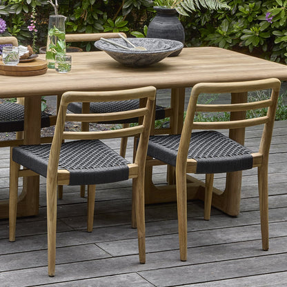 Verano garden chair black