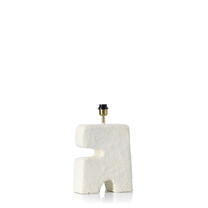 Papier-Mâché Table Lamp – White L’Objet Style, Medium Size