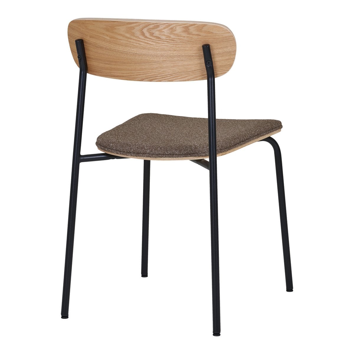 Estepona Dining Chair - Nature/Brown/Black, 51x47x77cm - Set of 2
