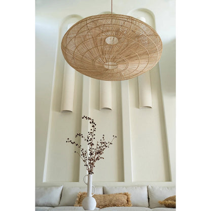 Rattan Pendant Light - Natural Macaron XL
