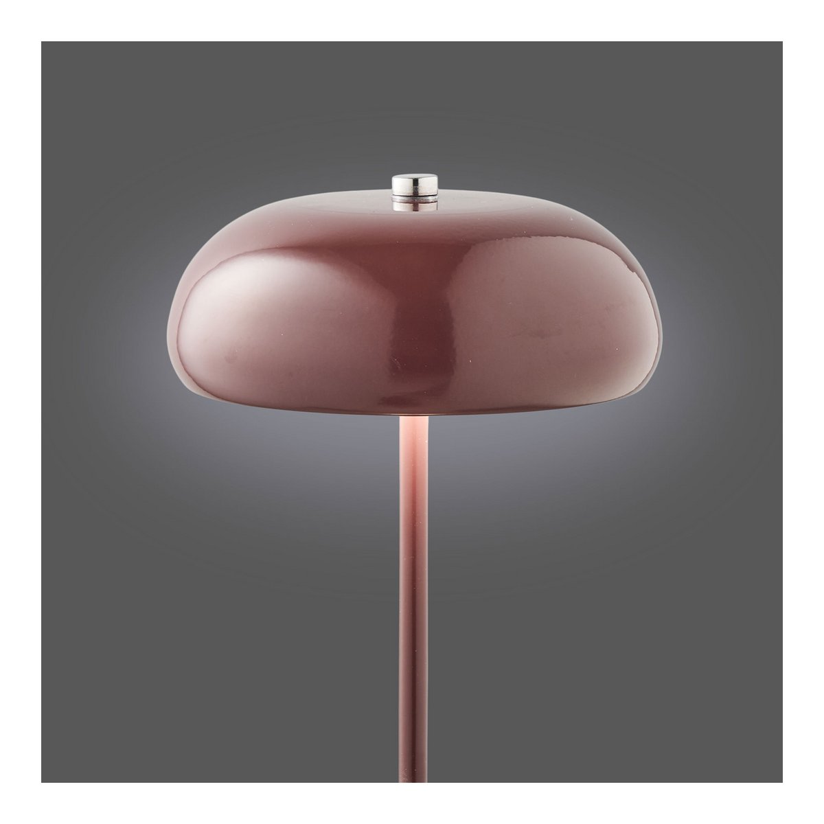 Metal Table Lamp – Bordeaux Rechargeable Desk Light, 16cm