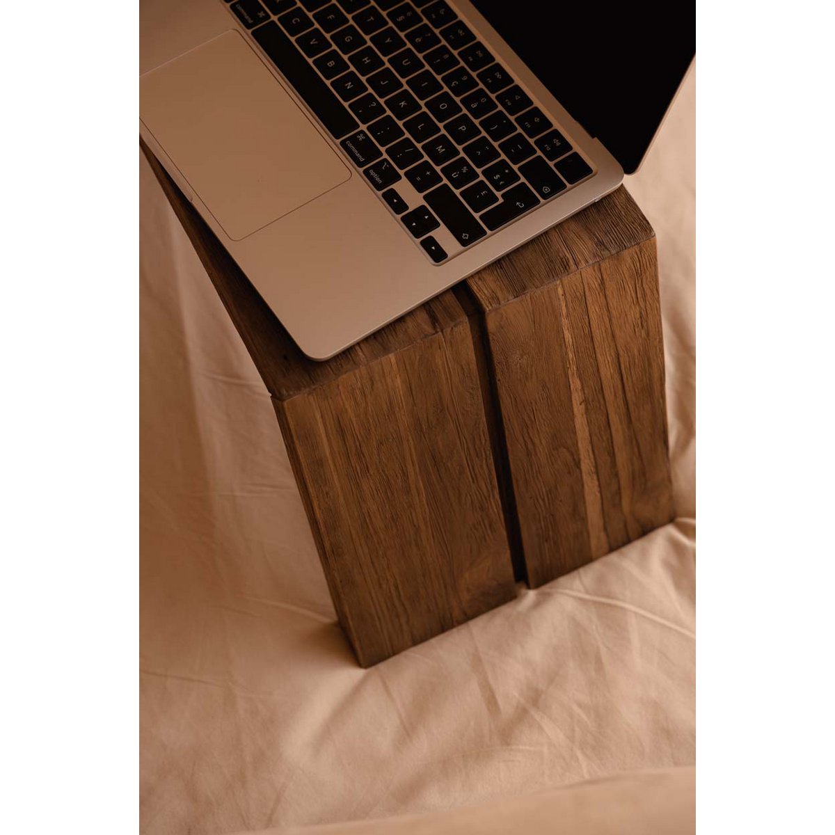 Teak Side Table - Natural Cocoon Accent Table
