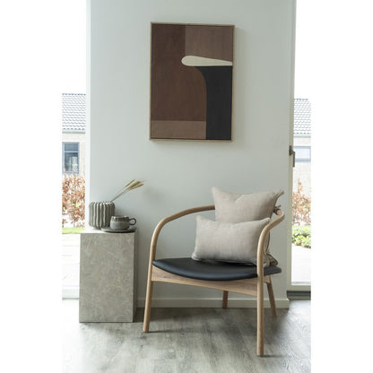 Neutral Canvas Print Wall Art - Beige & Brown Cape Town Style, 50x70 cm