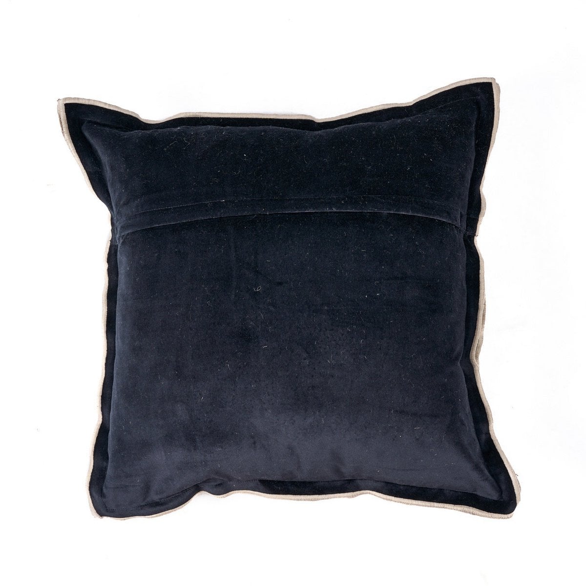 Nordic Stripe Kissenhülle – Natur Schwarz – 50x50
