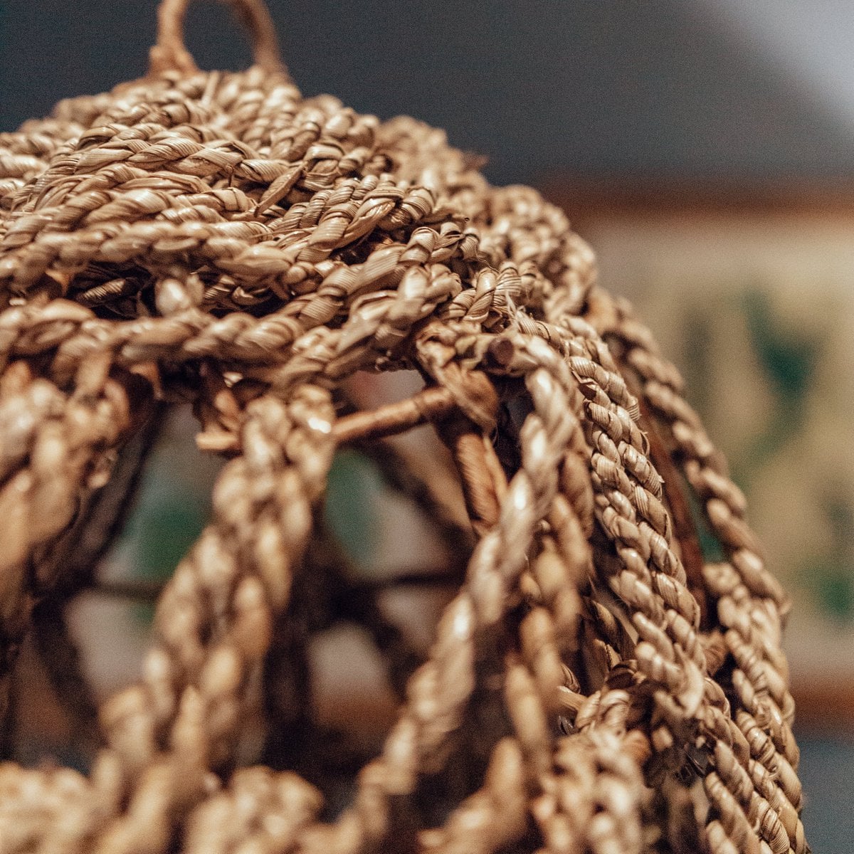 Seagrass Lampshade - Natural Woven Lamp Shade for Ambient Lighting